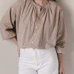 Gingham Women's Blouse - Thistle