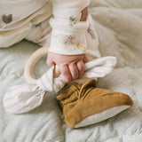 Corduroy Bootie - Ochre