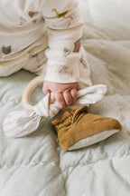 corduroy bootie ochre