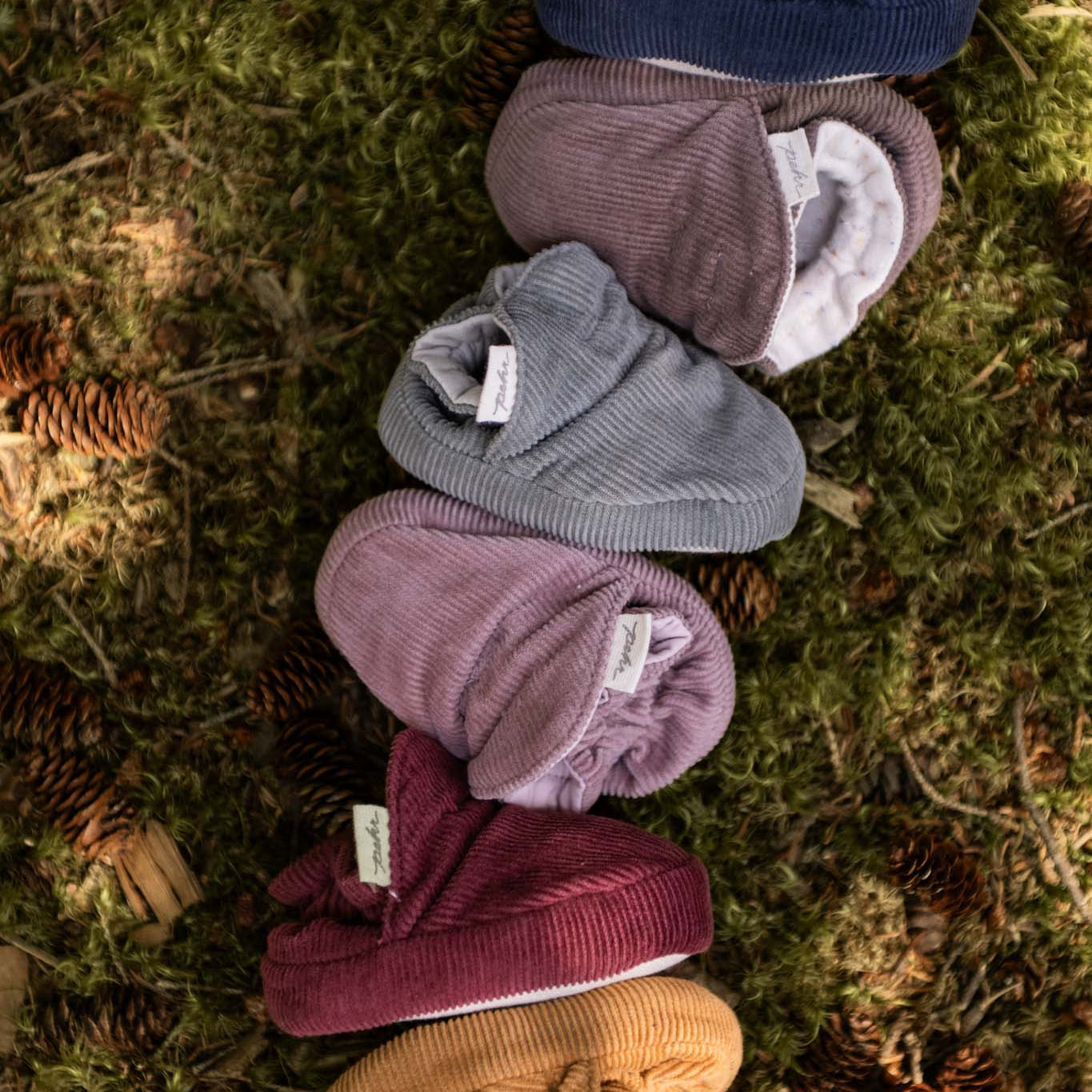 corduroy bootie ochre