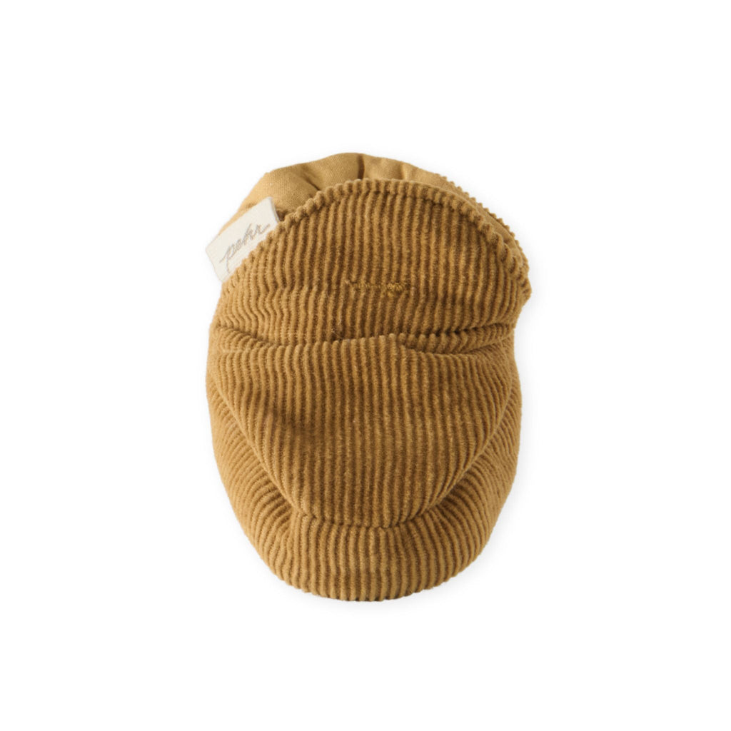 corduroy bootie ochre