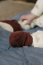corduroy bootie mulberry
