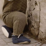 Corduroy Bootie - Ink Blue