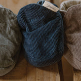 Corduroy Bootie - Ink Blue