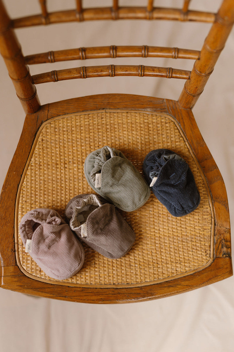 Corduroy Bootie - Ink Blue