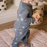 Crew Socks with grips 3-Pack - Mushroom