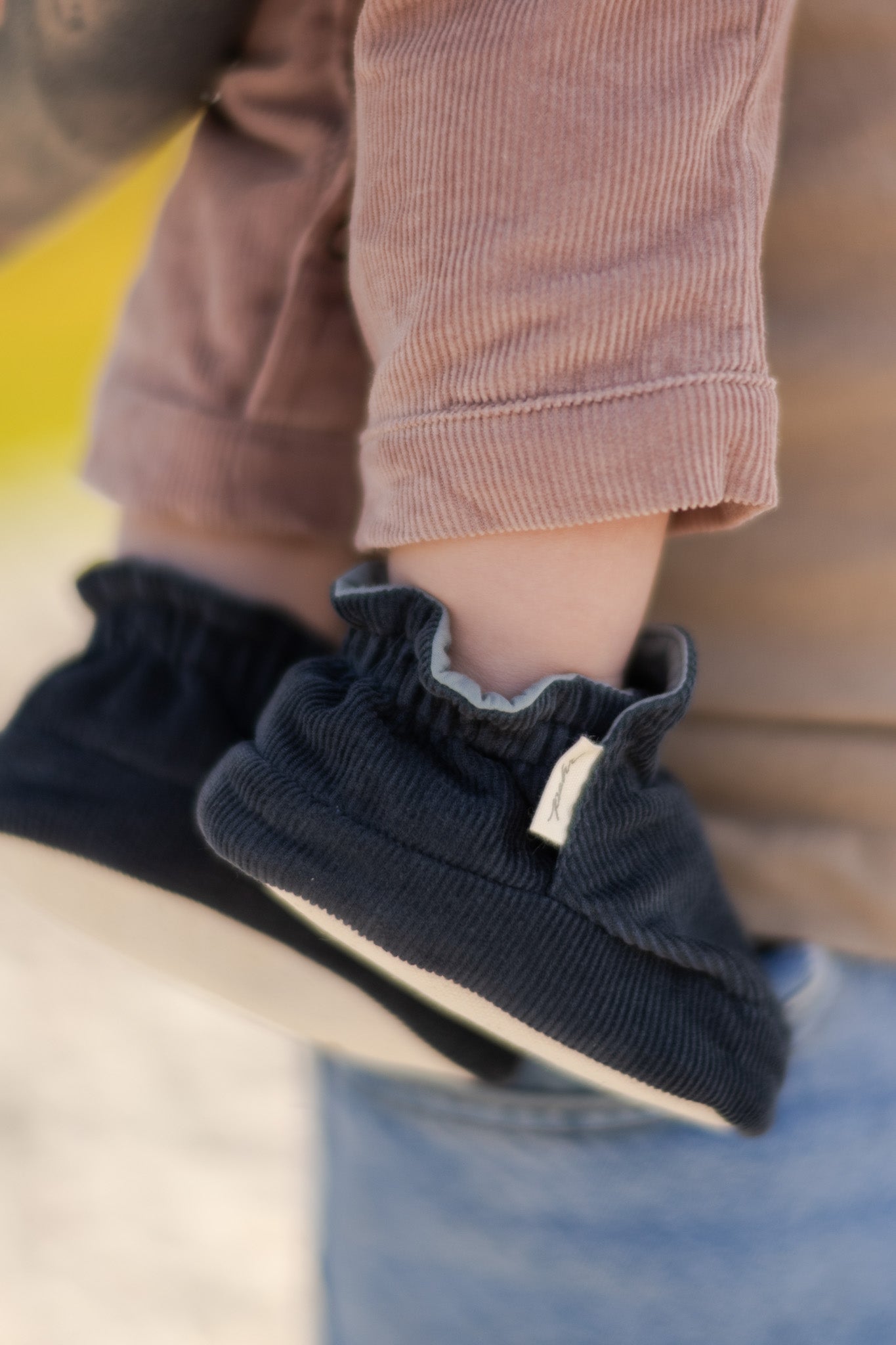 Corduroy Bootie - Ink Blue