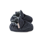 corduroy bootie ink blue