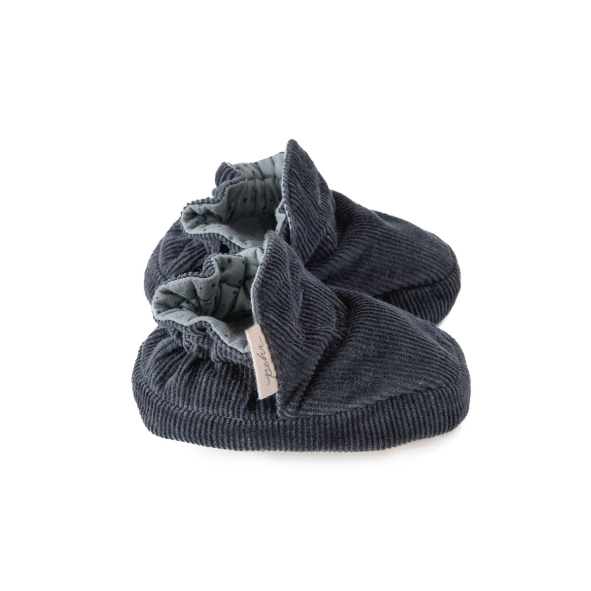 corduroy bootie ink blue