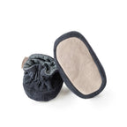 corduroy bootie ink blue