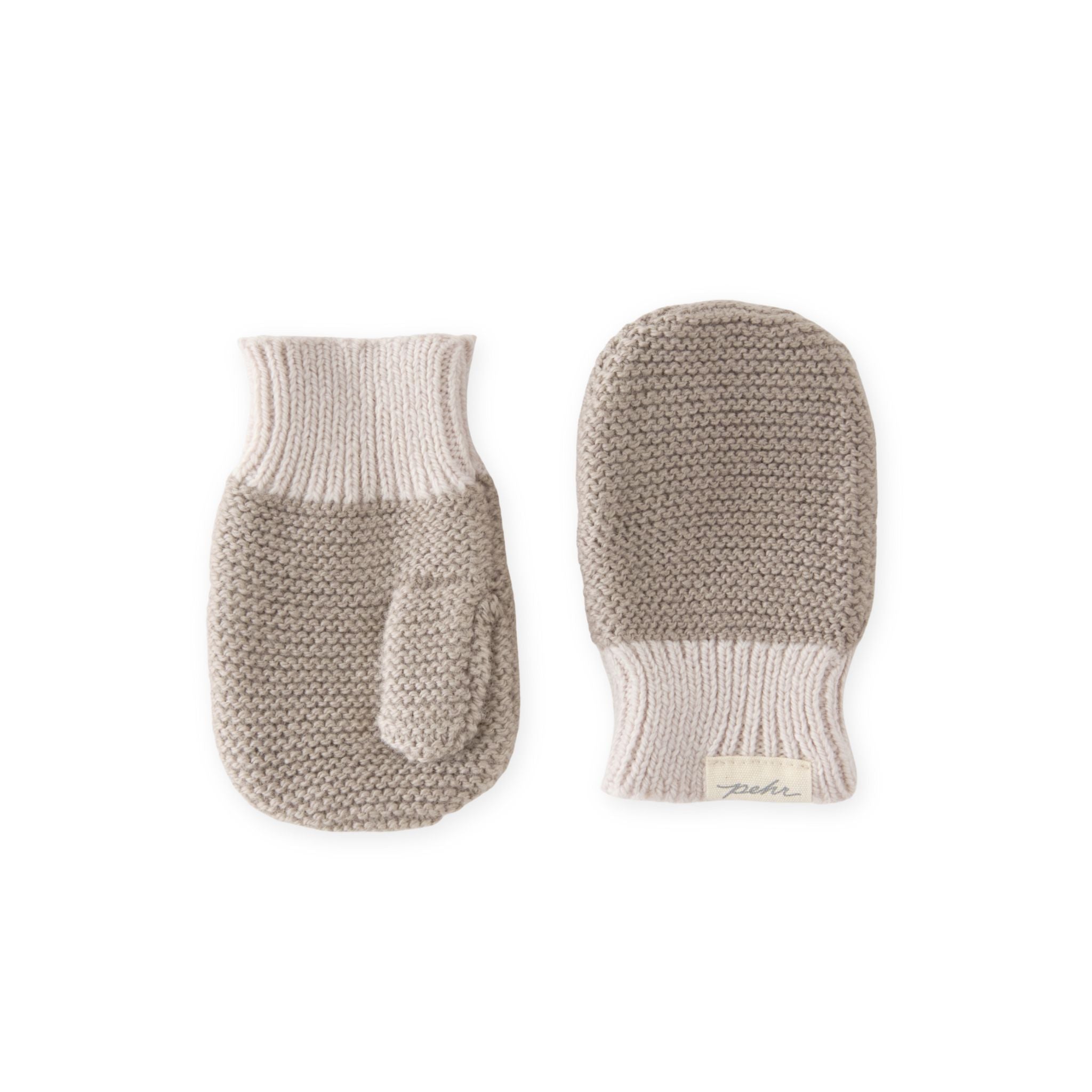 Toddler Wool Knit Mitten - Portobello