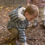 Toddler Wool Knit Mitten - Portobello
