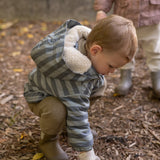Toddler Wool Knit Mitten - Portobello
