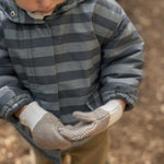 Toddler Wool Knit Mitten - Portobello