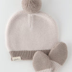 Toddler Wool Knit Mitten - Portobello