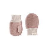 Toddler Wool Knit Mitten - Rose