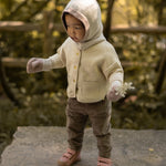 Toddler Wool Knit Mitten - Rose