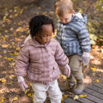 Toddler Wool Knit Mitten - Rose