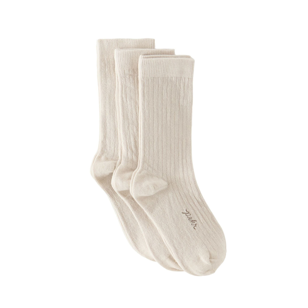 kids crew socks 3 pack natural in neutrals pattern