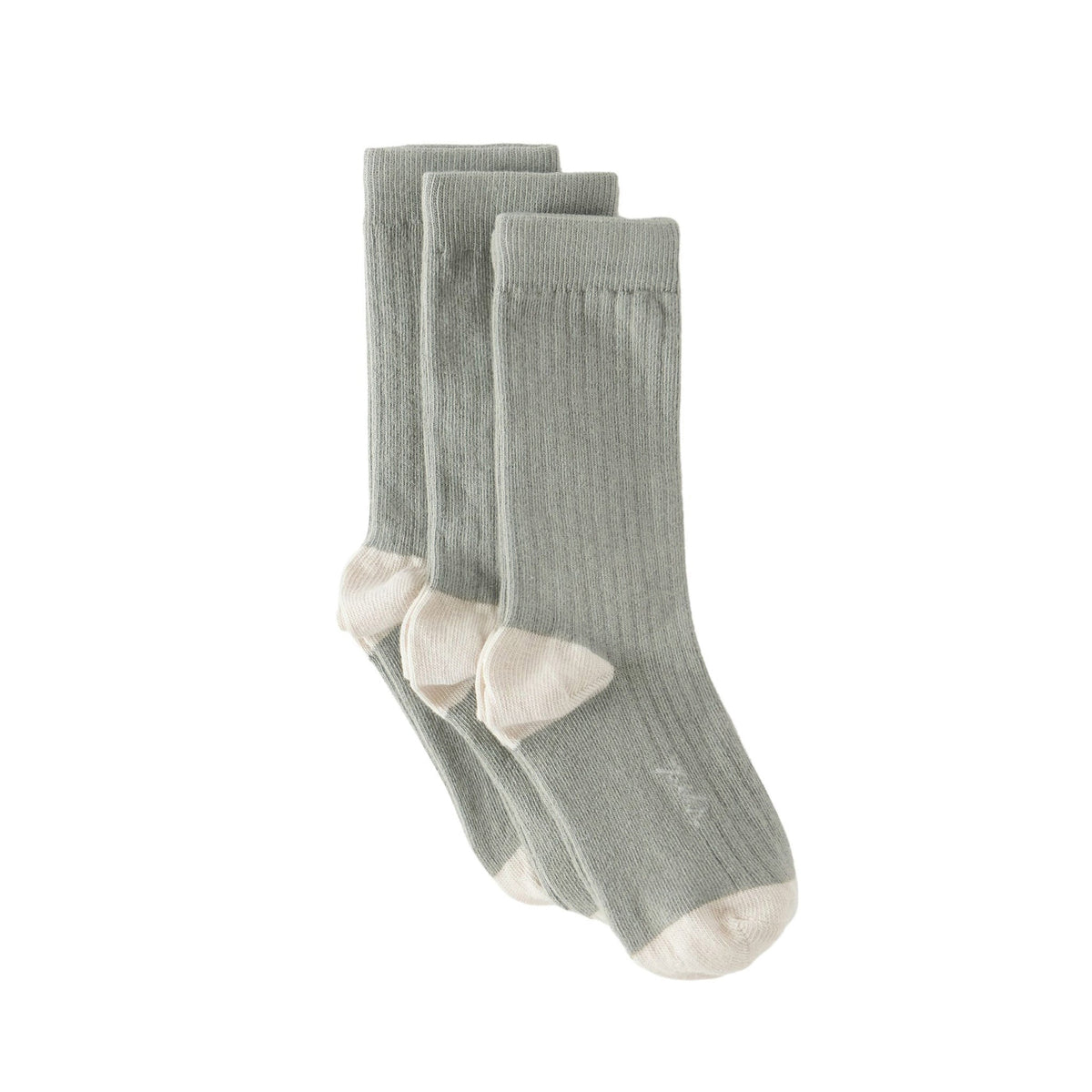 toddler crew socks 3 pack sage in greens pattern