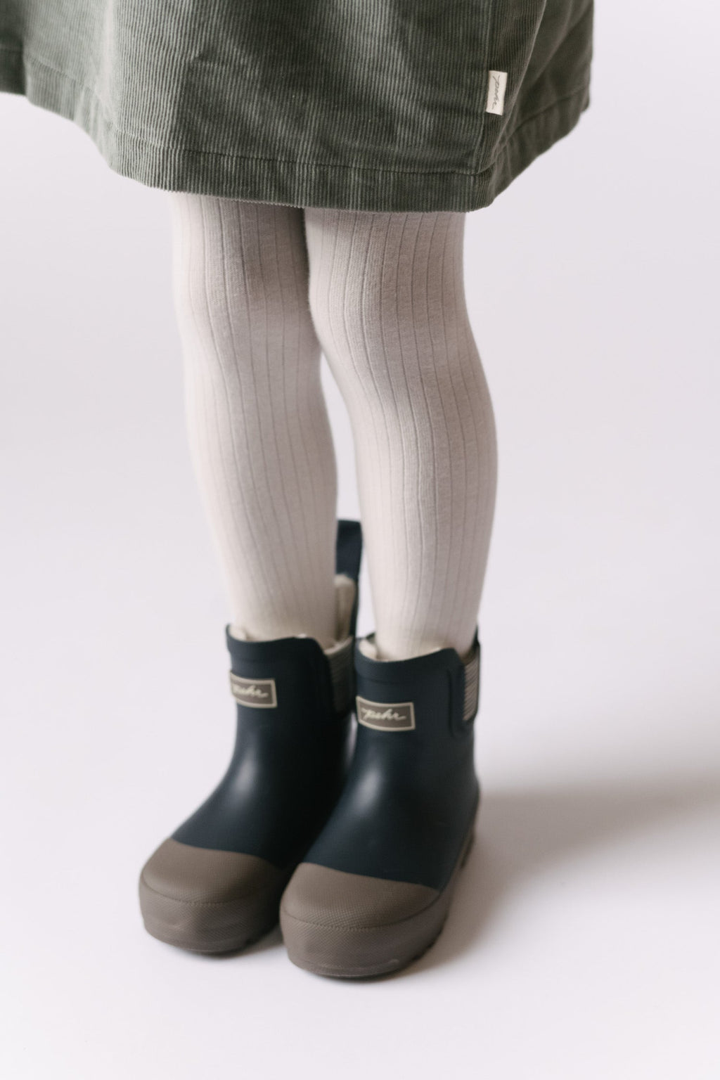 ribbed tights natural