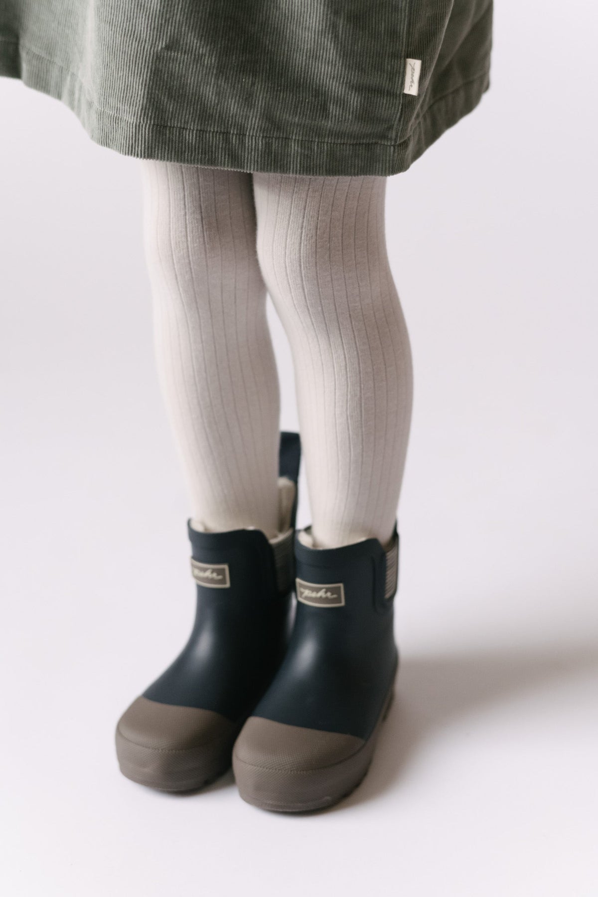 ribbed tights natural