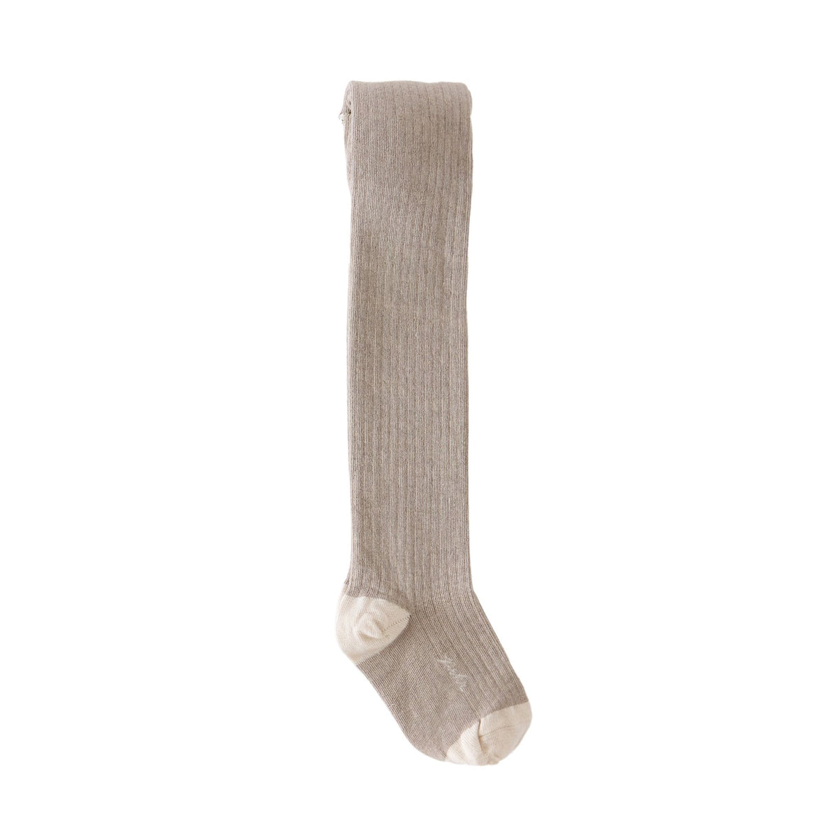 ribbed tights light mushroom in neutrals pattern
