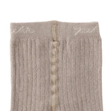 Ribbed Tights - Light Mushroom