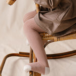 ribbed tights 2 pack blossom
