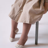 ribbed tights 2 pack blossom