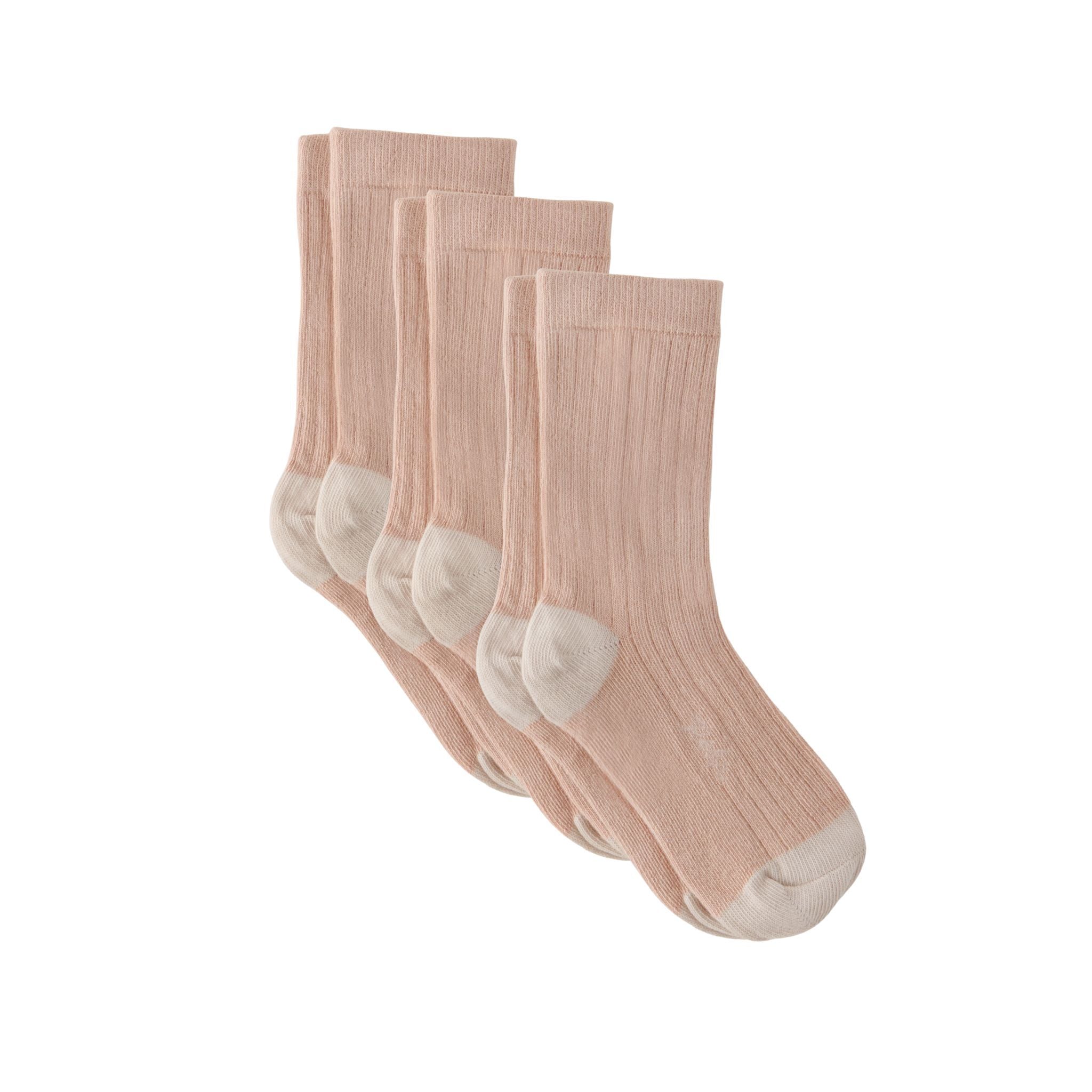 Crew Socks 3-Pack - Blush