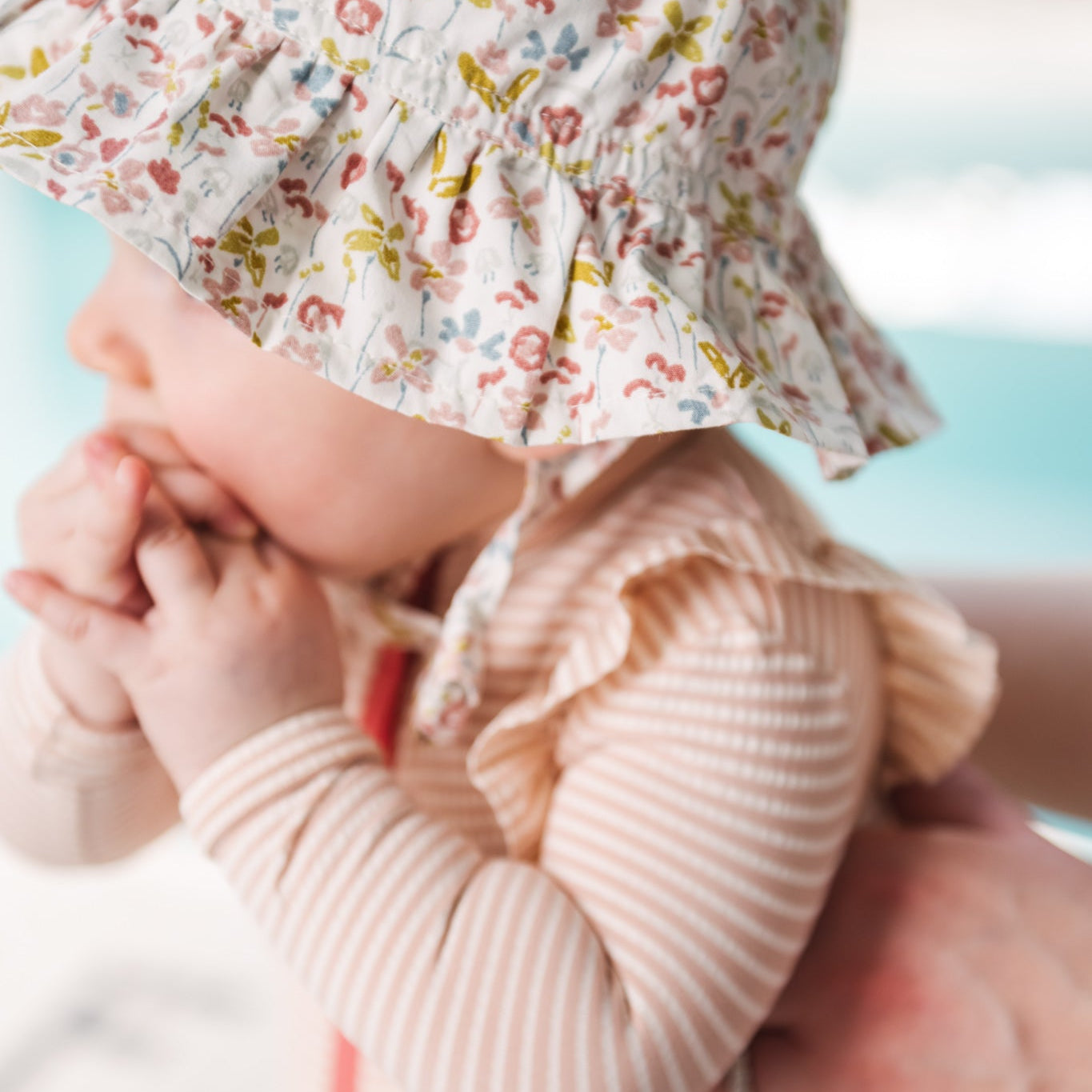 Ruffle Bucket Hat - Floret