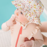 Ruffle Bucket Hat - Floret