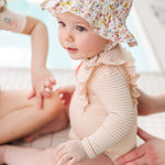 Ruffle Bucket Hat - Floret