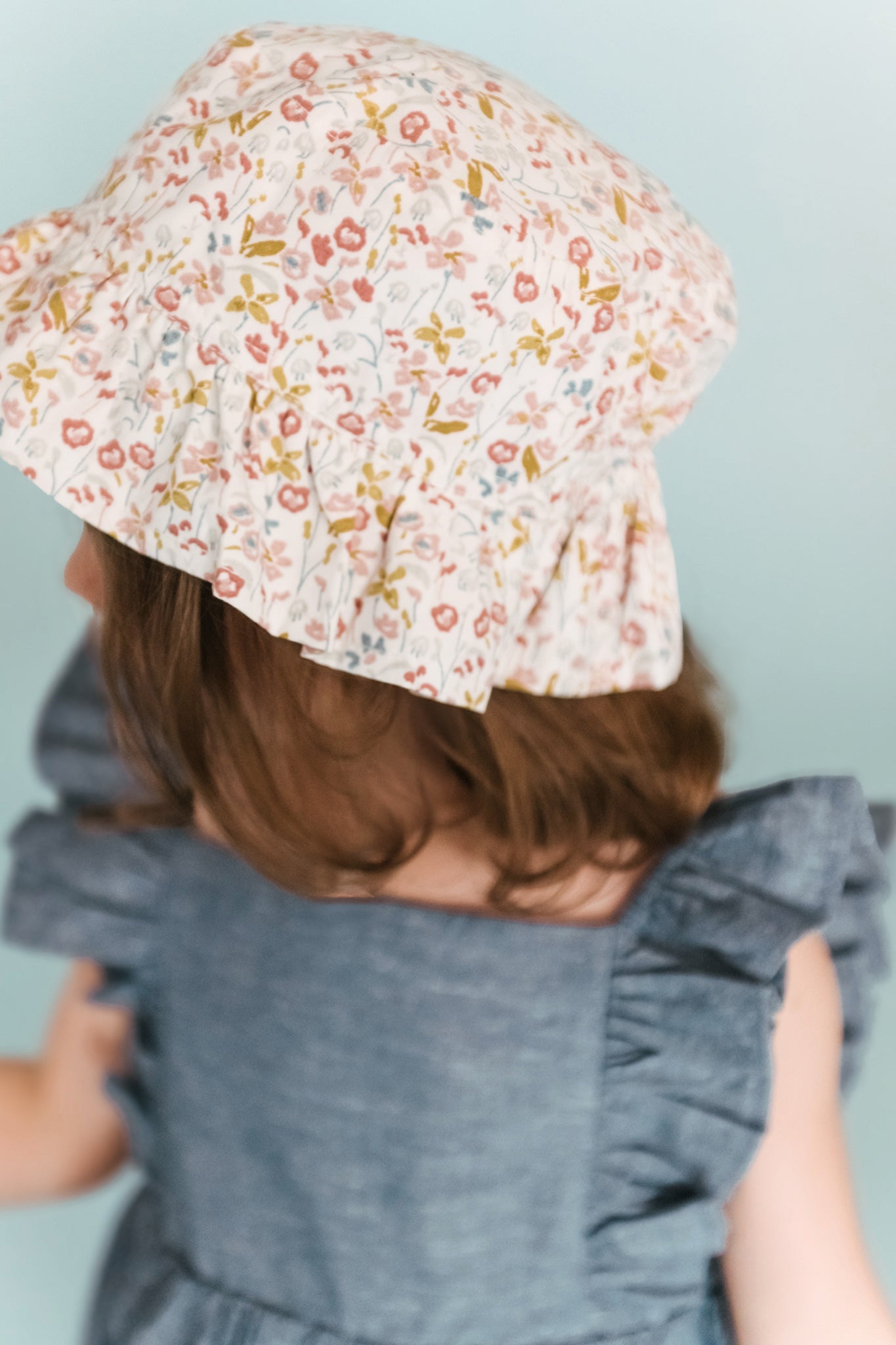 Ruffle Bucket Hat - Floret