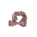 hair bow thistle/light thistle in pinks pattern