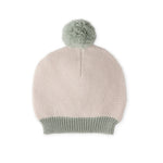 Toddler Wool Knit Hat - Natural - Sage