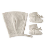 Pointelle Knit Gift Set - Natural