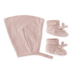 Pointelle Knit Gift Set - Soft Peony