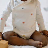 Kimono One-Piece - Pin Dot Pebble