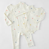 Kimono One-Piece - Pin Dot Pebble