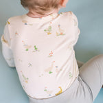 Long Sleeve Kimono One-Piece - Duck Duck Goose