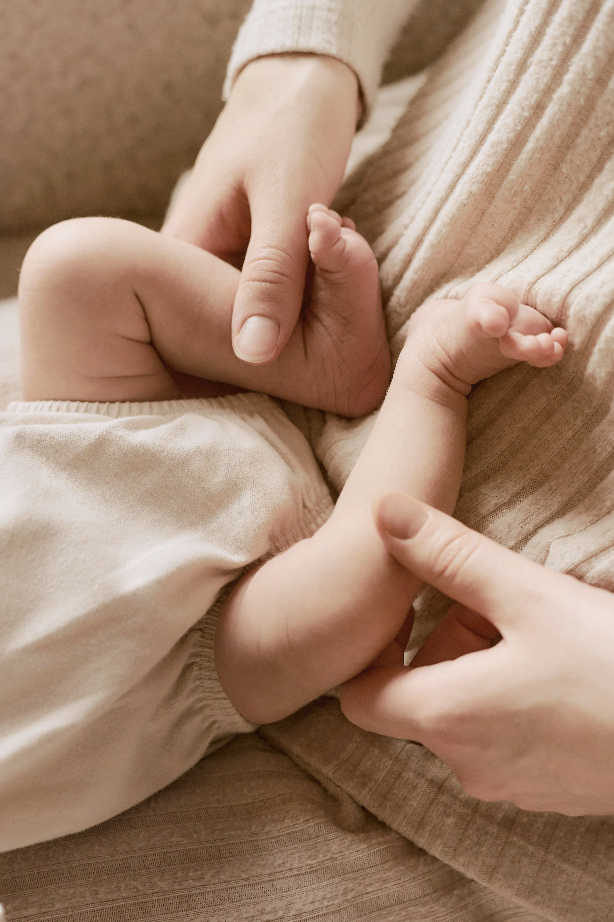 Essentials Puff Sleeve One-Piece - Natural