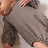 Essentials Puff Sleeve One-Piece - Charcoal