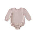 essentials puff sleeve one piece pale pink