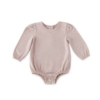 essentials puff sleeve one piece pale pink
