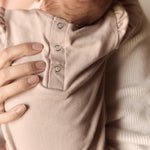 Essentials Puff Sleeve One-Piece - Pale Pink