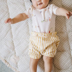 short sleeve shoulder snap one piece explore the world