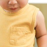 Garment Dye Tank One-Piece - Marigold