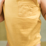 Garment Dye Tank One-Piece - Marigold